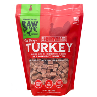 Raw Dynamic RAW DYNAMIC FRZN DOG FOOD / TURKEY 3#