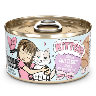 Weruva WERUVA BFF KITTEN CAN PUREE  / 2.8 OZ CUTE TO BOOT