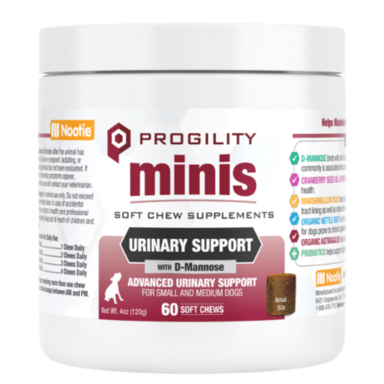 Nootie NOOTIE PROGILITY MINI URINARY SUPPORT 60 count