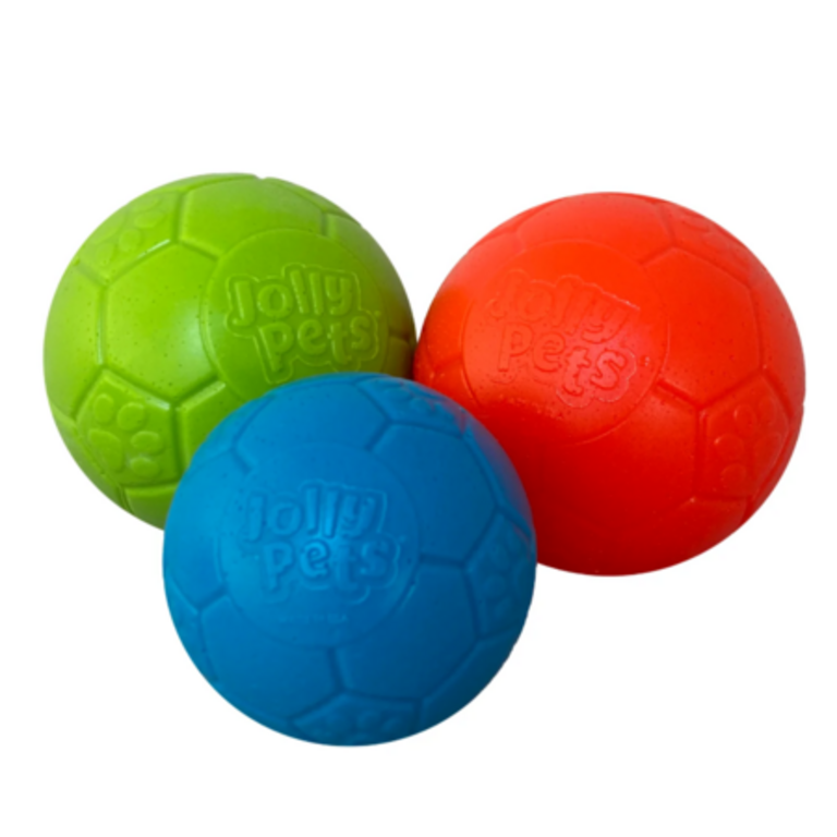 Jolly Pets Jolly Pets Dog Toy Soccer Ball 4" Mini - Asst Colors