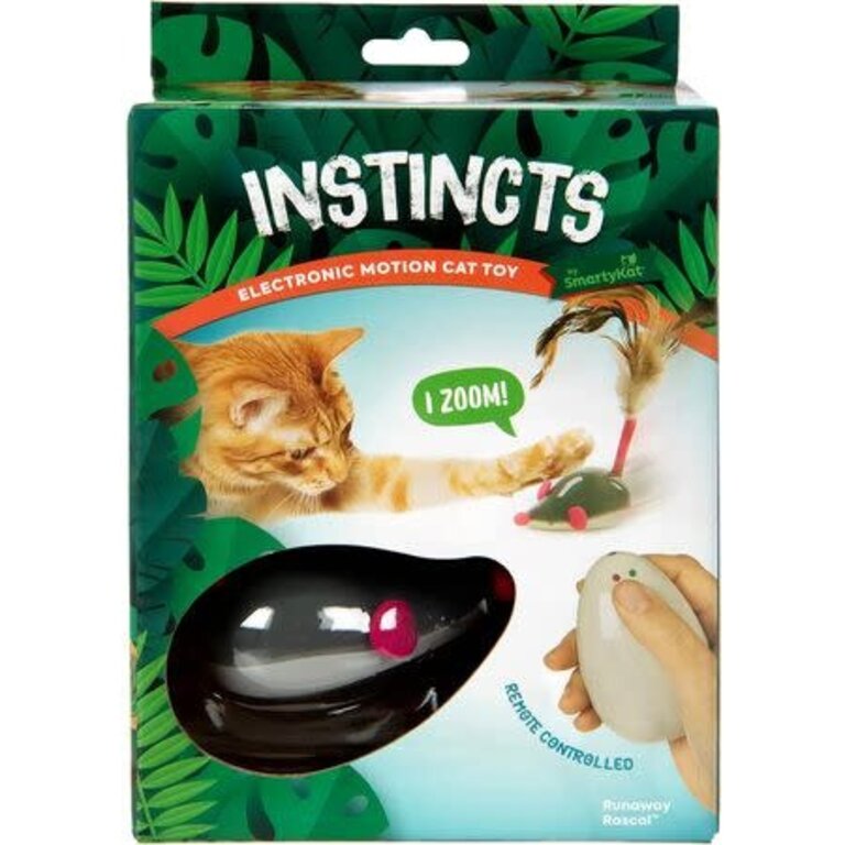 Worldwise WW INSTINCT CAT TOY RUNAWAY RASCAL remote powered