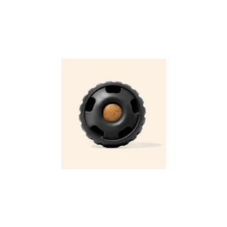 Woof WOOF DOG TOY PUPSICLE POWER  CHEWER BLACK LARGE