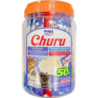 Inaba Inaba Cat Churu Purees Tuna Seafood Singles