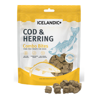 Icelandic Icelandic+ Cat Treat Combo Bites Cod & Herring 1.7oz bag