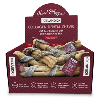 Icelandic Icelandic+ Collagen Dental Chew Fish Wrapped 8"