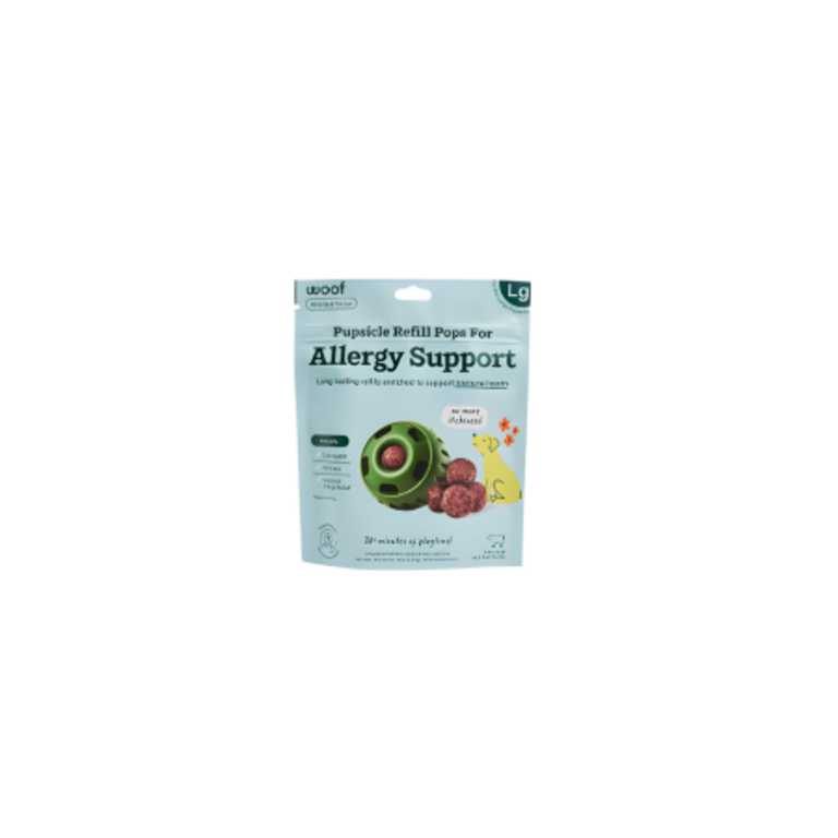 Woof WOOF DOG TREAT ALLERGY SUPPORT WELLNESS POPS XLARGE 12OZ