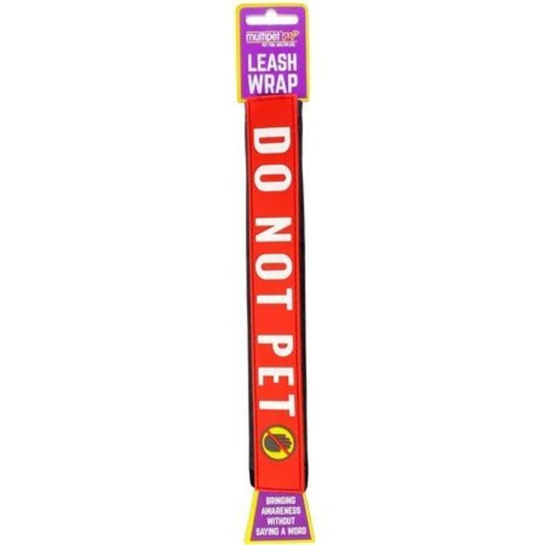 Multipet Multipet Leash Wrap "Do Not Pet"