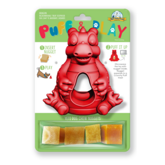 Yeti YETI HANGRY DRAGON PUFF & PLAY TOY Red
