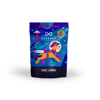 Givepet GIVEPET DOG TREAT FD BEEF LIVER SPACE COWBOY 3OZ
