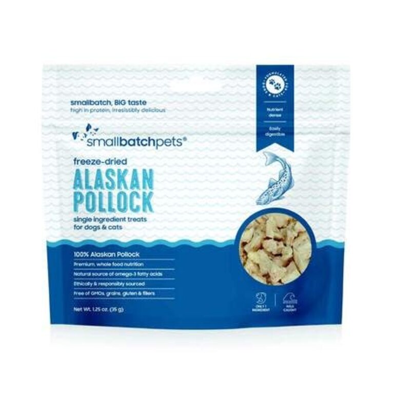 Small Batch Smallbatch Dog Treat FD Pollock 1.25 oz