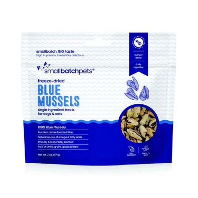 Small Batch Smallbatch Dog Treat FD Blue Mussels 2 oz