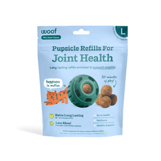 Woof Woof Dog Treat Joint Health Wellness Pops Large 8 oz