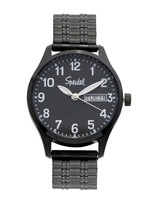 SPEIDEL INC. Ladies Speidel Black/Black Essential Watch with Twist-O-Flex Watchband