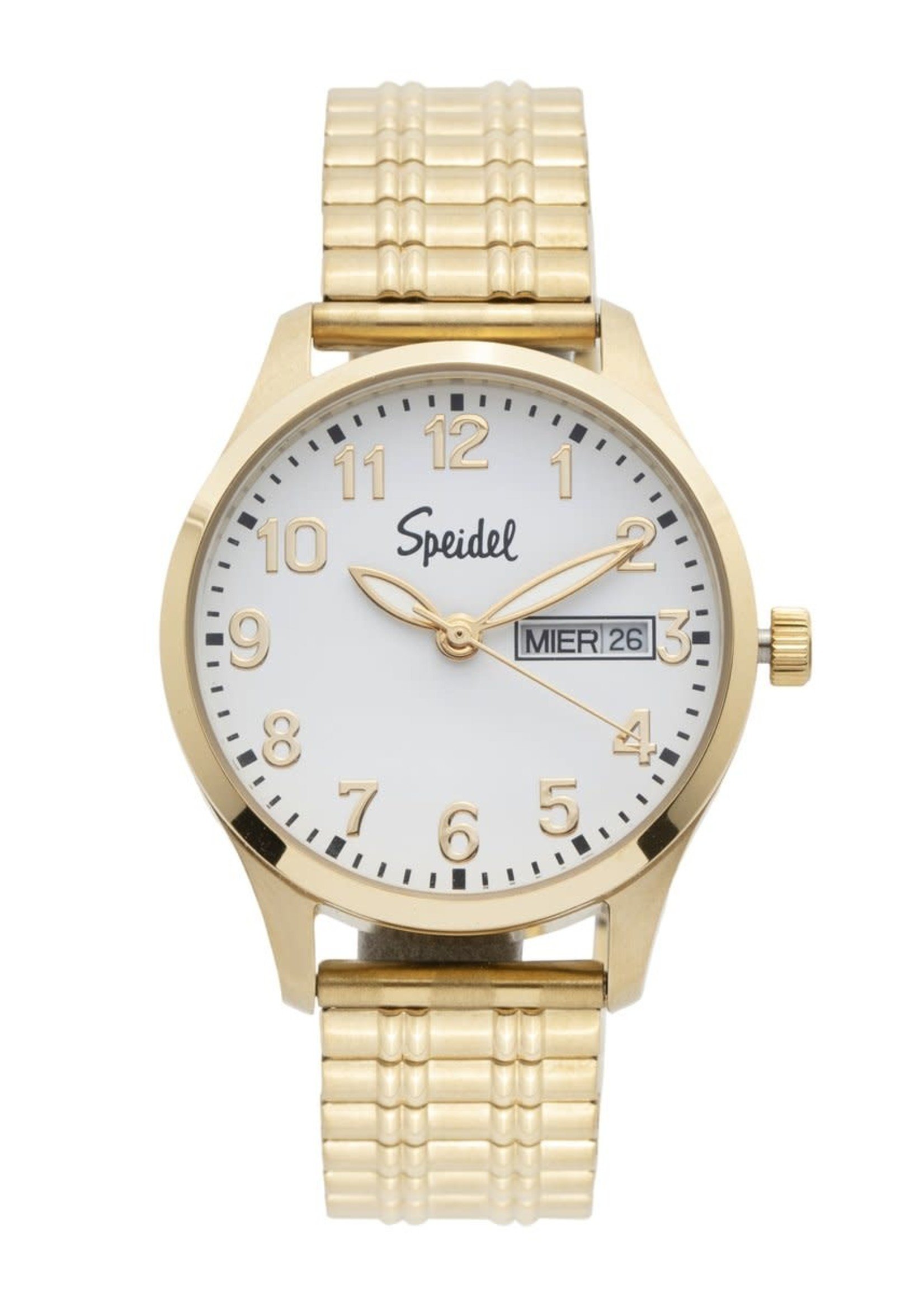 SPEIDEL INC. Ladies Speidel Yellow/White Essential Watch with Twist-O-Flex Watchband