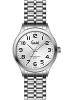 SPEIDEL INC. Men's Speidel Silver Tone Easy To Read Twist-O-Flex Watch