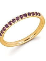 OSTBYE & ANDERSON 14KY Amethyst Stackable Band
