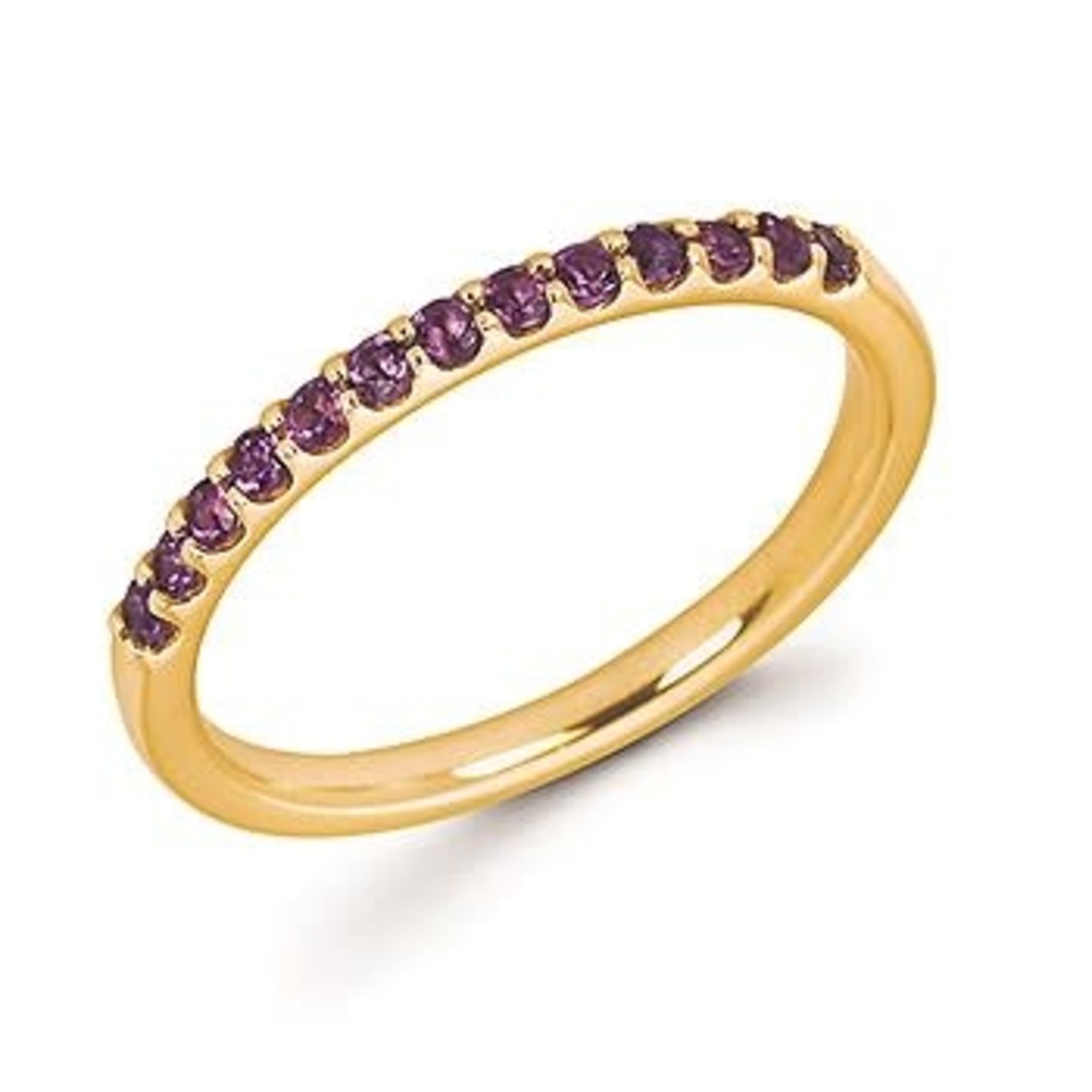 OSTBYE & ANDERSON 14KY Amethyst Stackable Band