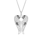KELLY WATERS INC. Sterling Silver "Clarence Wings" Pendant 16-18"
