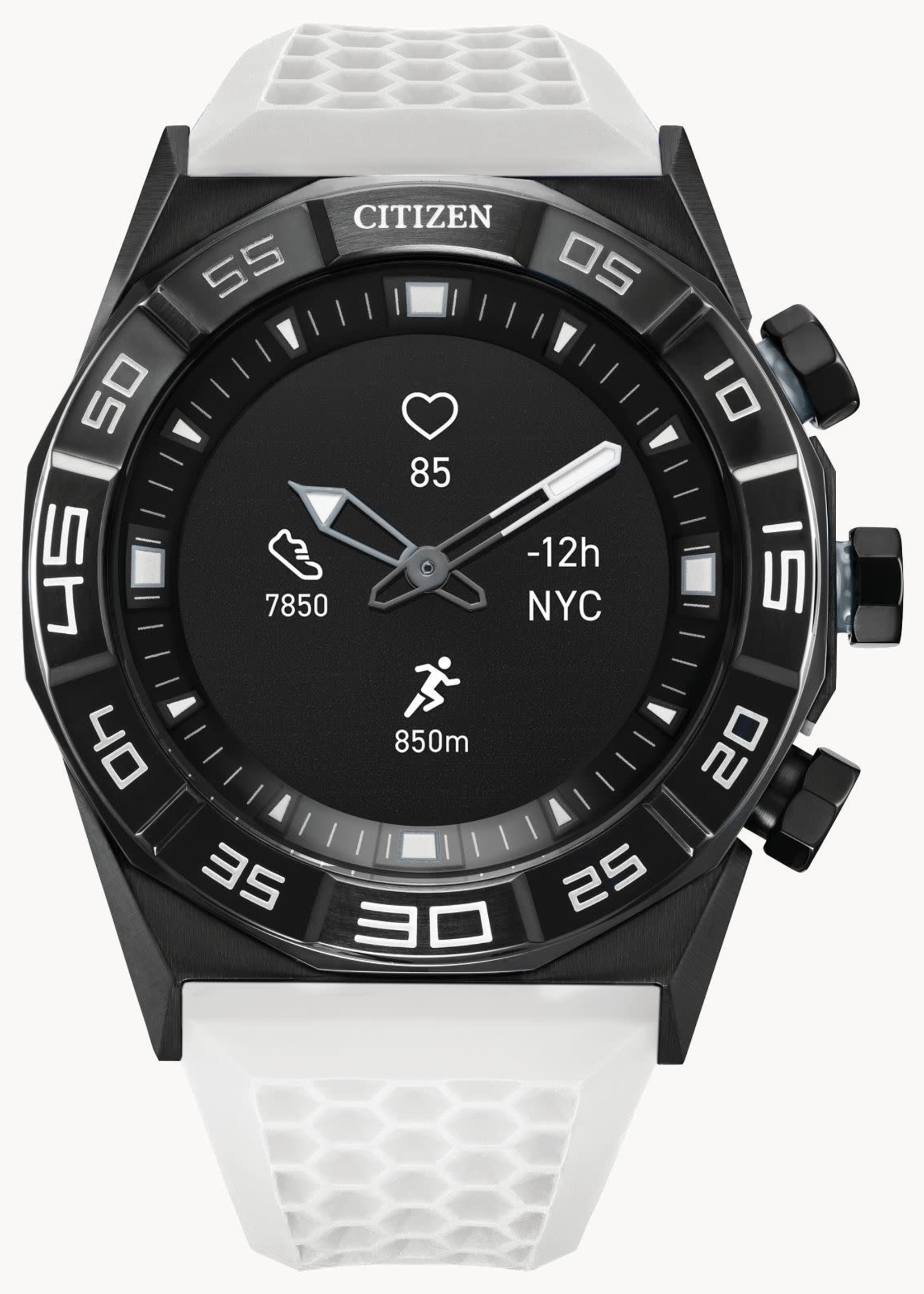 CITIZEN WATCH COMPANY Citizen Smart Hybrid Watch White Strap
