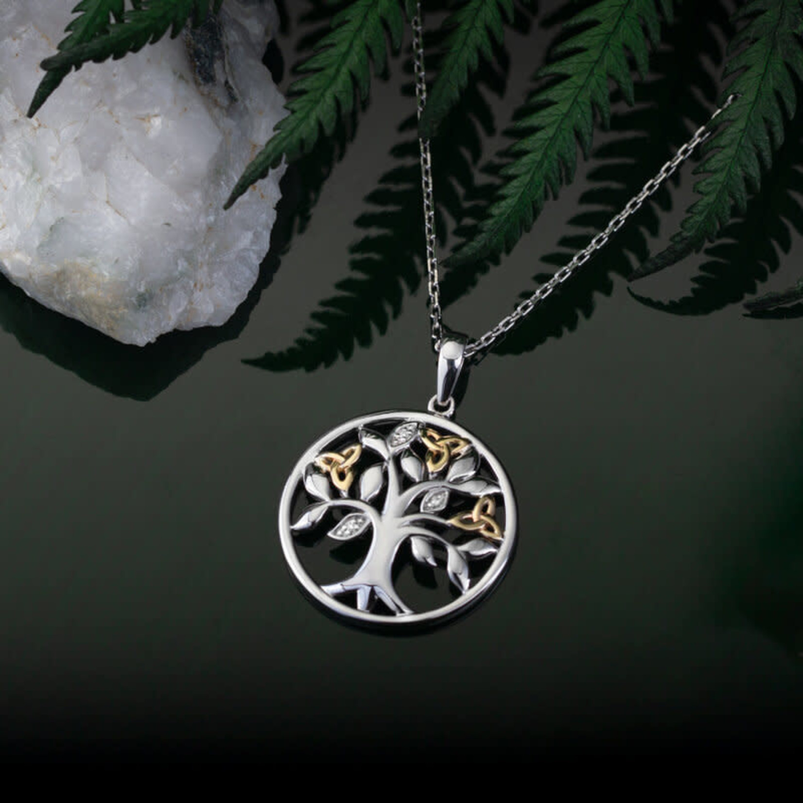 silver tree of life necklace