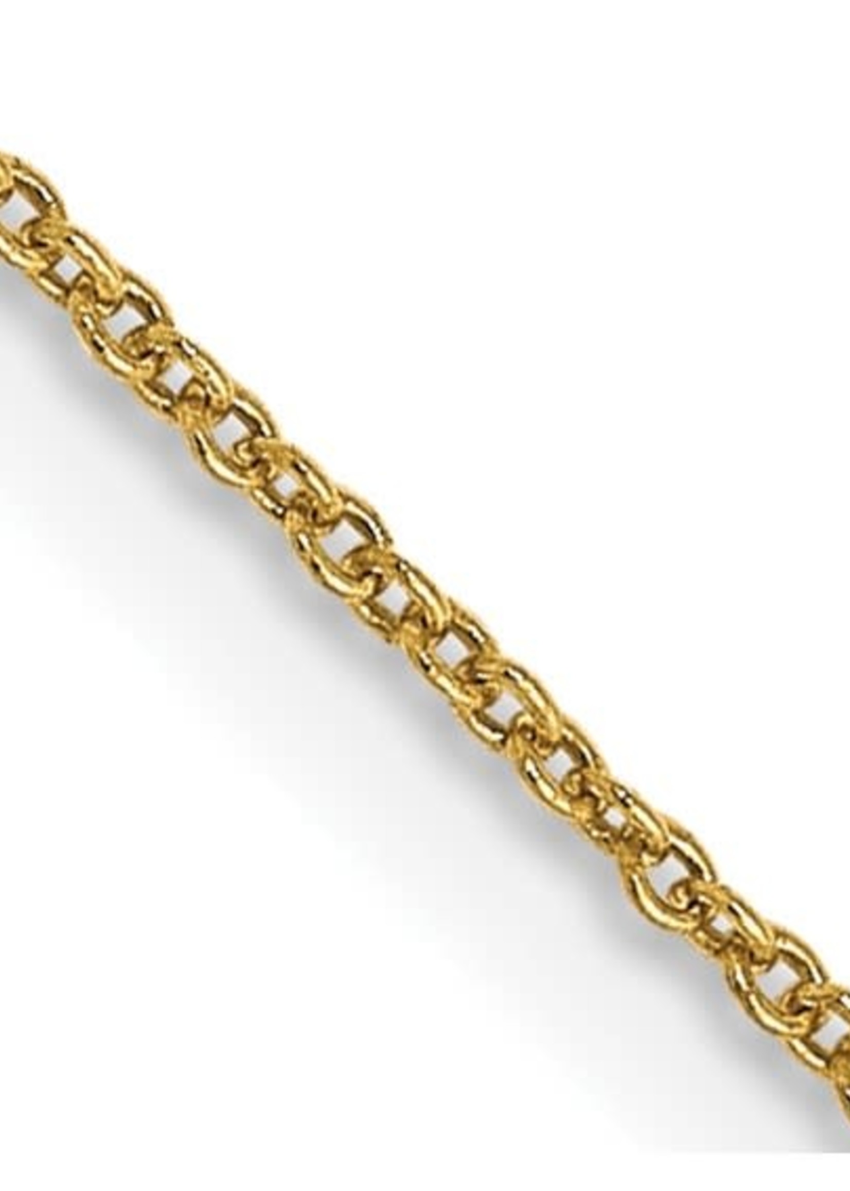 LESLIE'S 14K 18" 0.8mm Round Cable Chain 1g