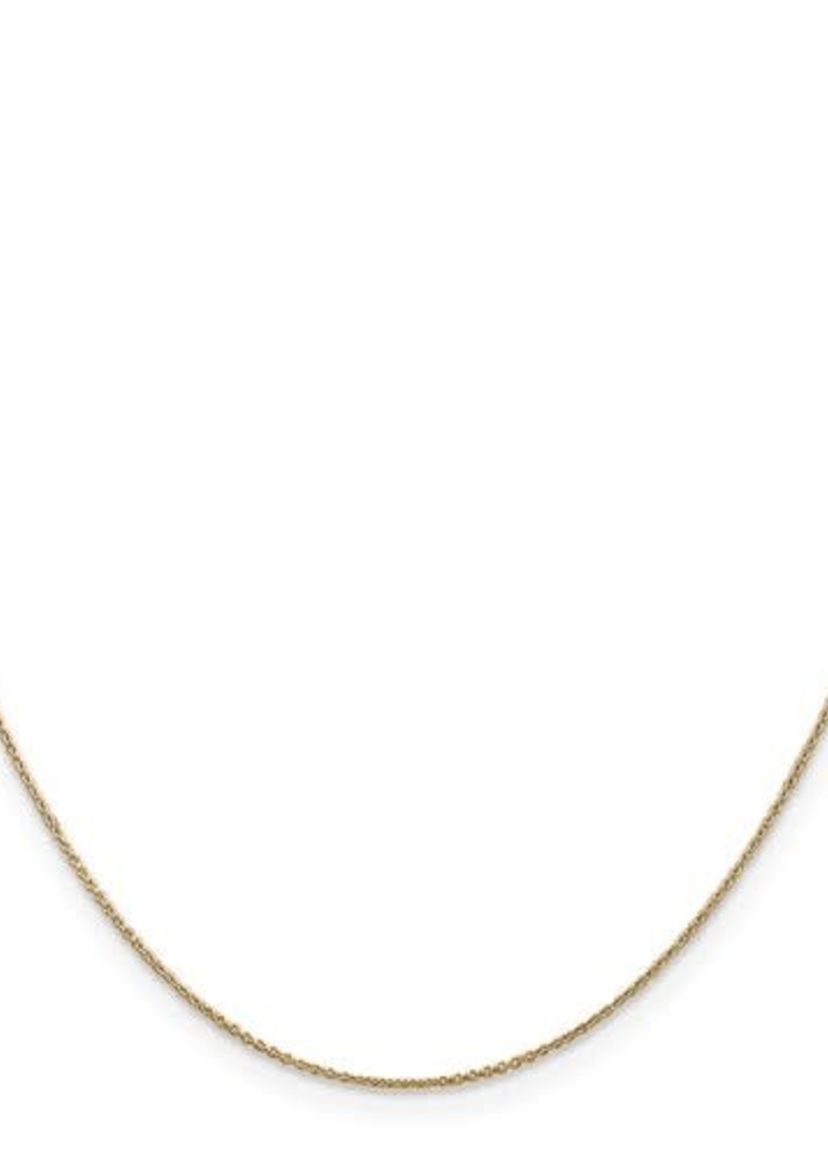 LESLIE'S 14K 18" 0.8mm Round Cable Chain 1g