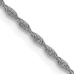 LESLIE'S 14KW 20" 1.3mm Rope Chain w/Lobster 2.03g