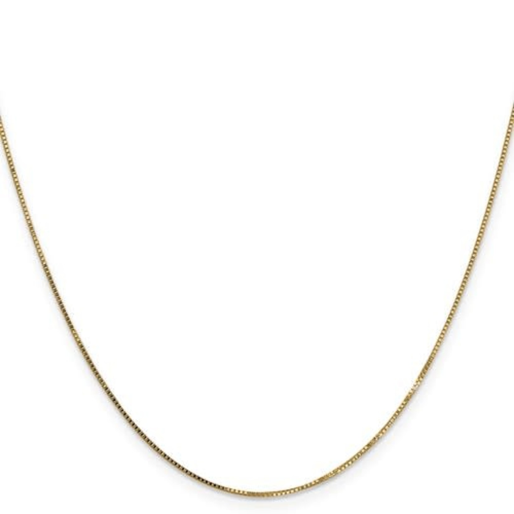 LESLIE'S 14K 22" 0.8mm Box Chain w/Lobster 2.64g