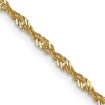 LESLIE'S 14K 20" 1.6mm Singapore Chain 2.74g