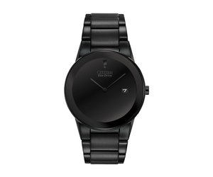Citizen Eco-Drive Axiom Black Out Watch w/Date - Robinette Jewelers