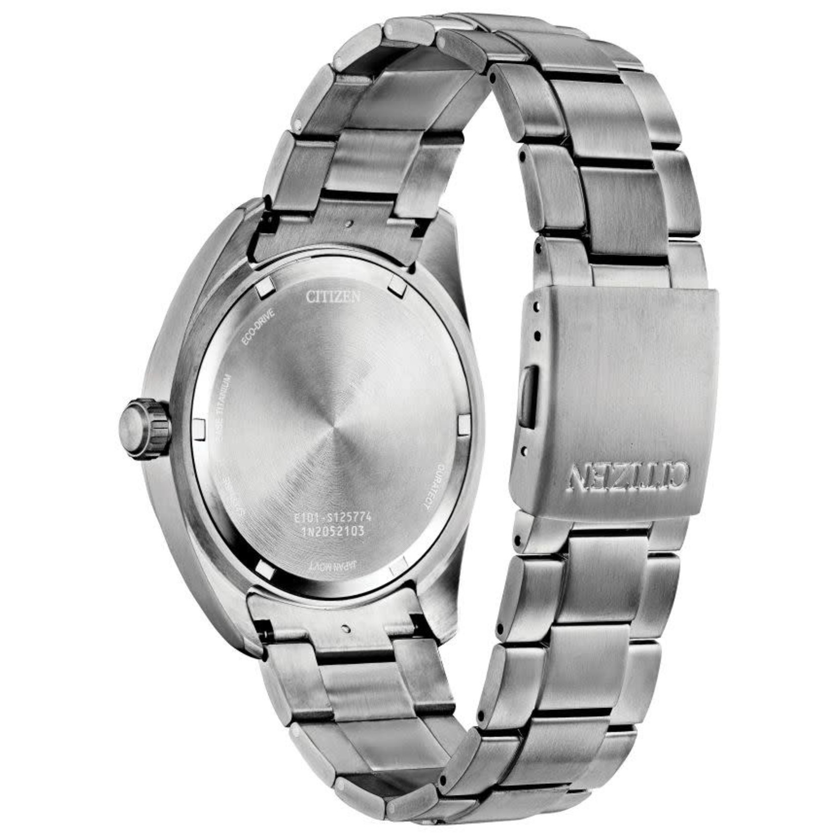 Citizen Eco-Drive Garrison Titanium Watch w/Day/Date - Robinette Jewelers