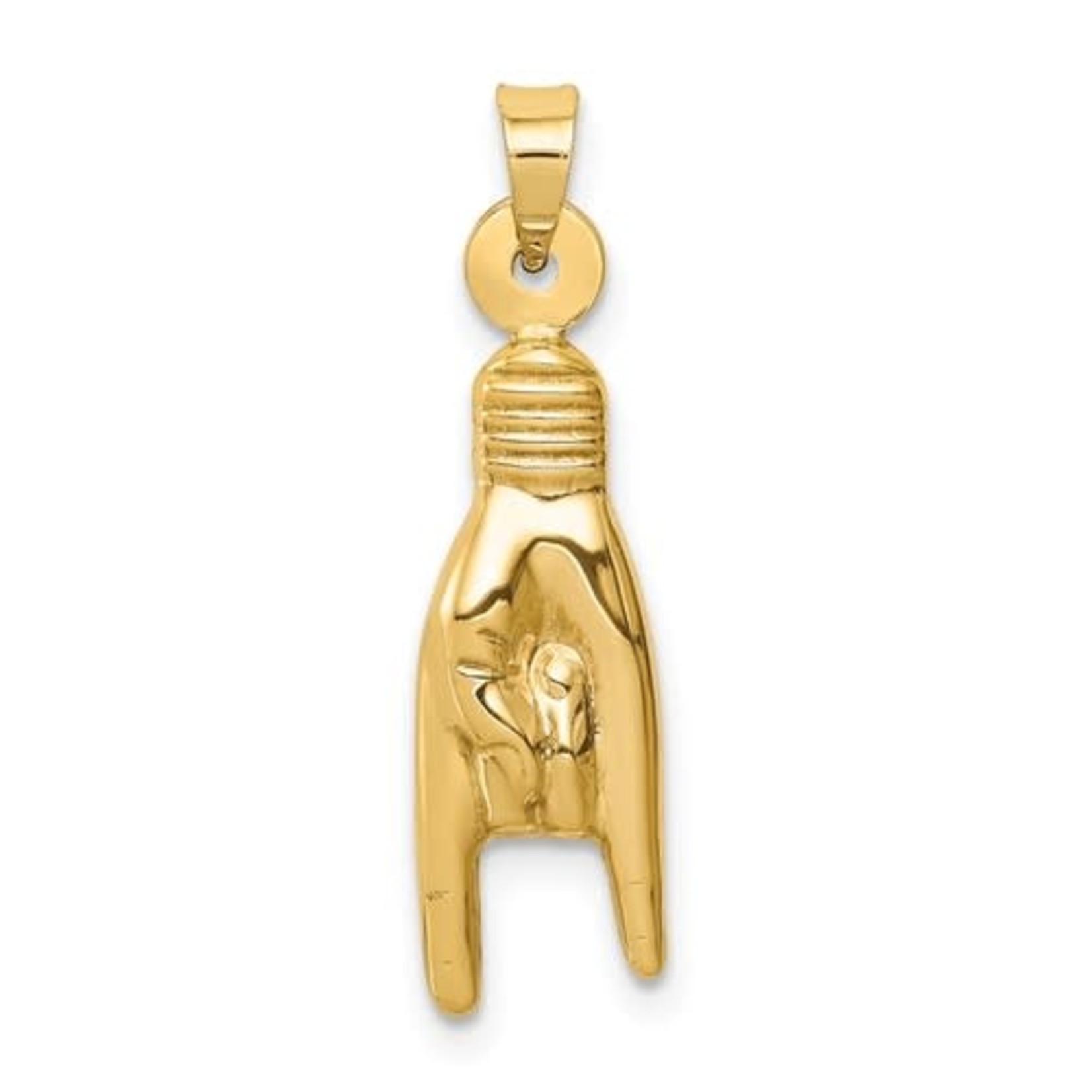 QUALITY GOLD OF CINCINNATI INC 14K Italian Hand Charm