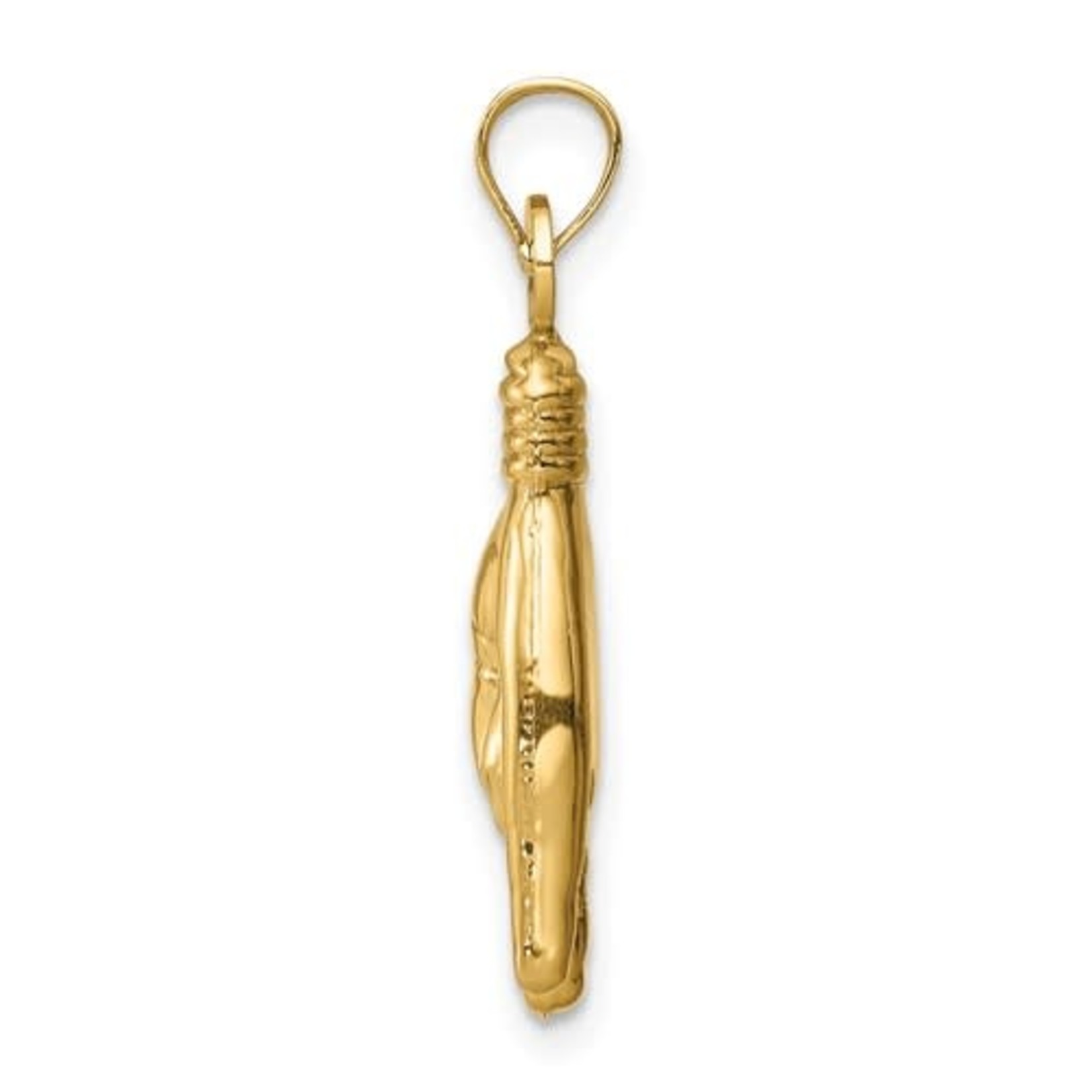 QUALITY GOLD OF CINCINNATI INC 14K Italian Hand Charm