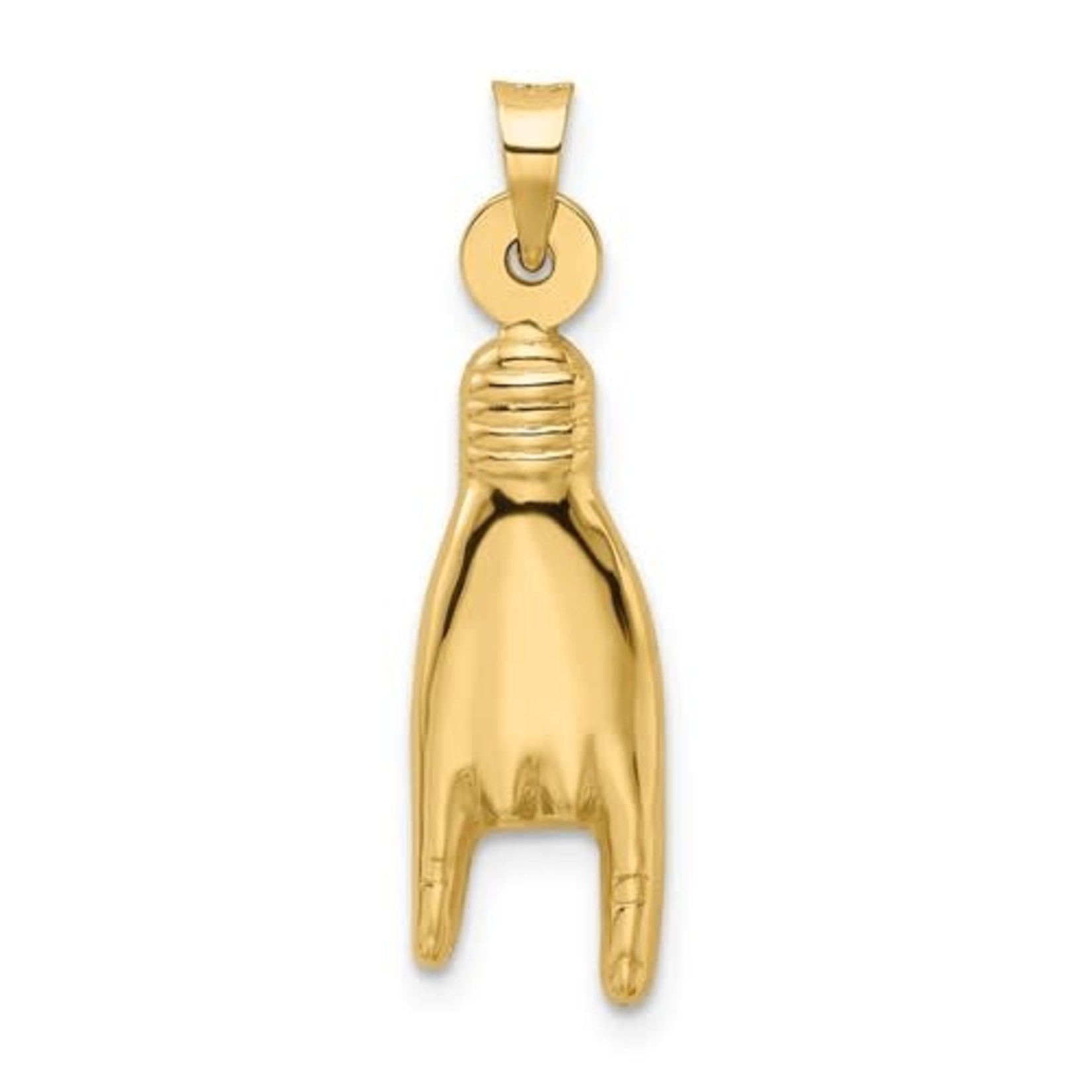 QUALITY GOLD OF CINCINNATI INC 14K Italian Hand Charm