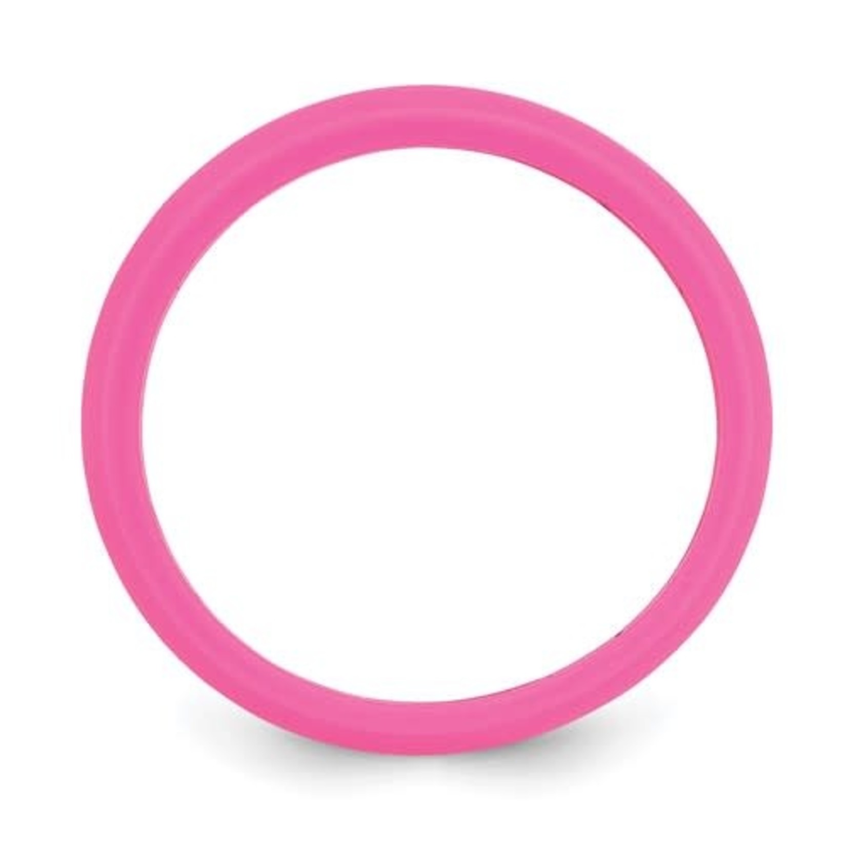 QUALITY GOLD OF CINCINNATI INC Silicone Hot Pink 5.7mm Band size 7