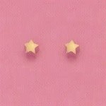 CONCEPT MARKETING INC. Gold Plated Stainless Steel Star Piercing Stud