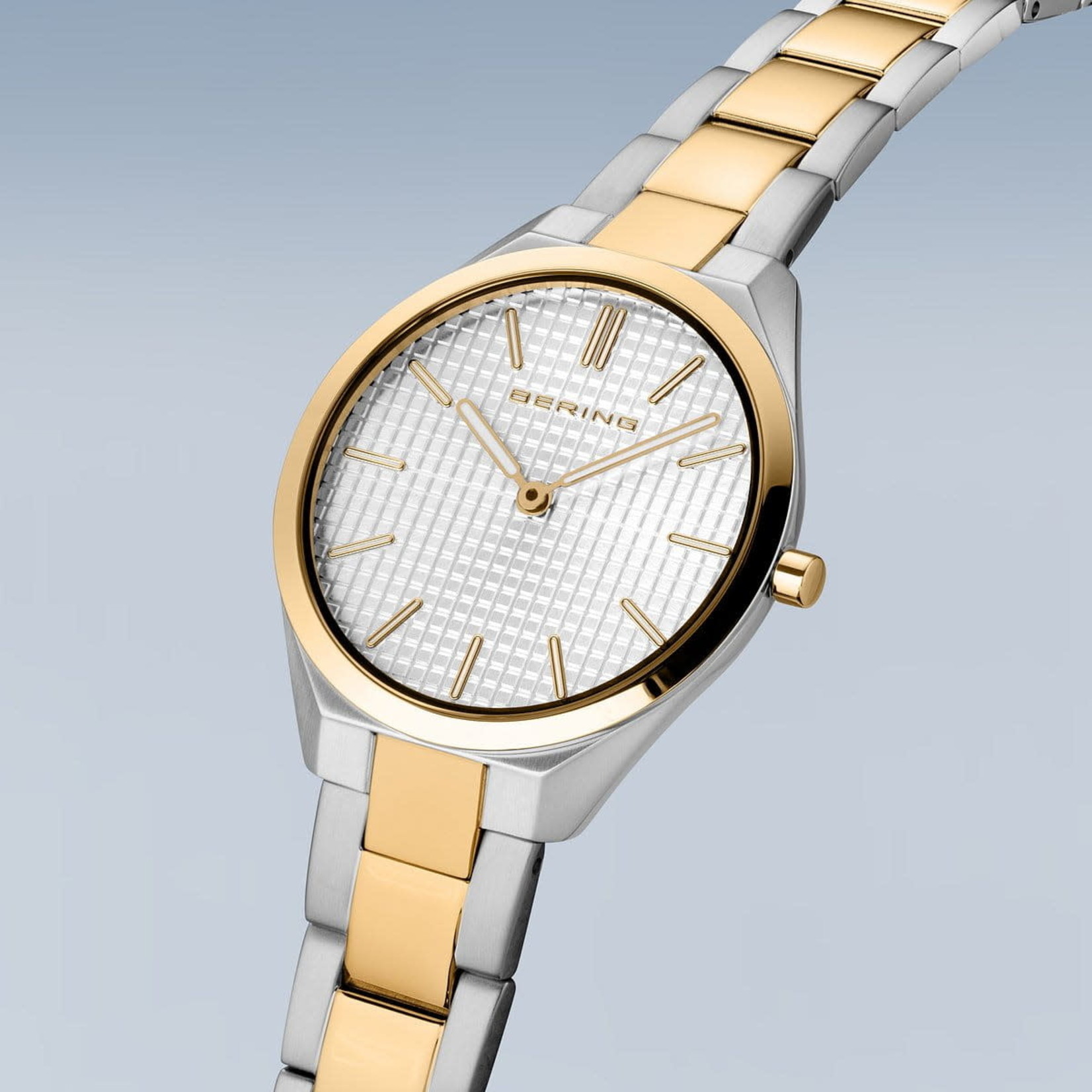 Bering Stainless Steel Two Tone Ultra Slim Watch - Robinette Jewelers