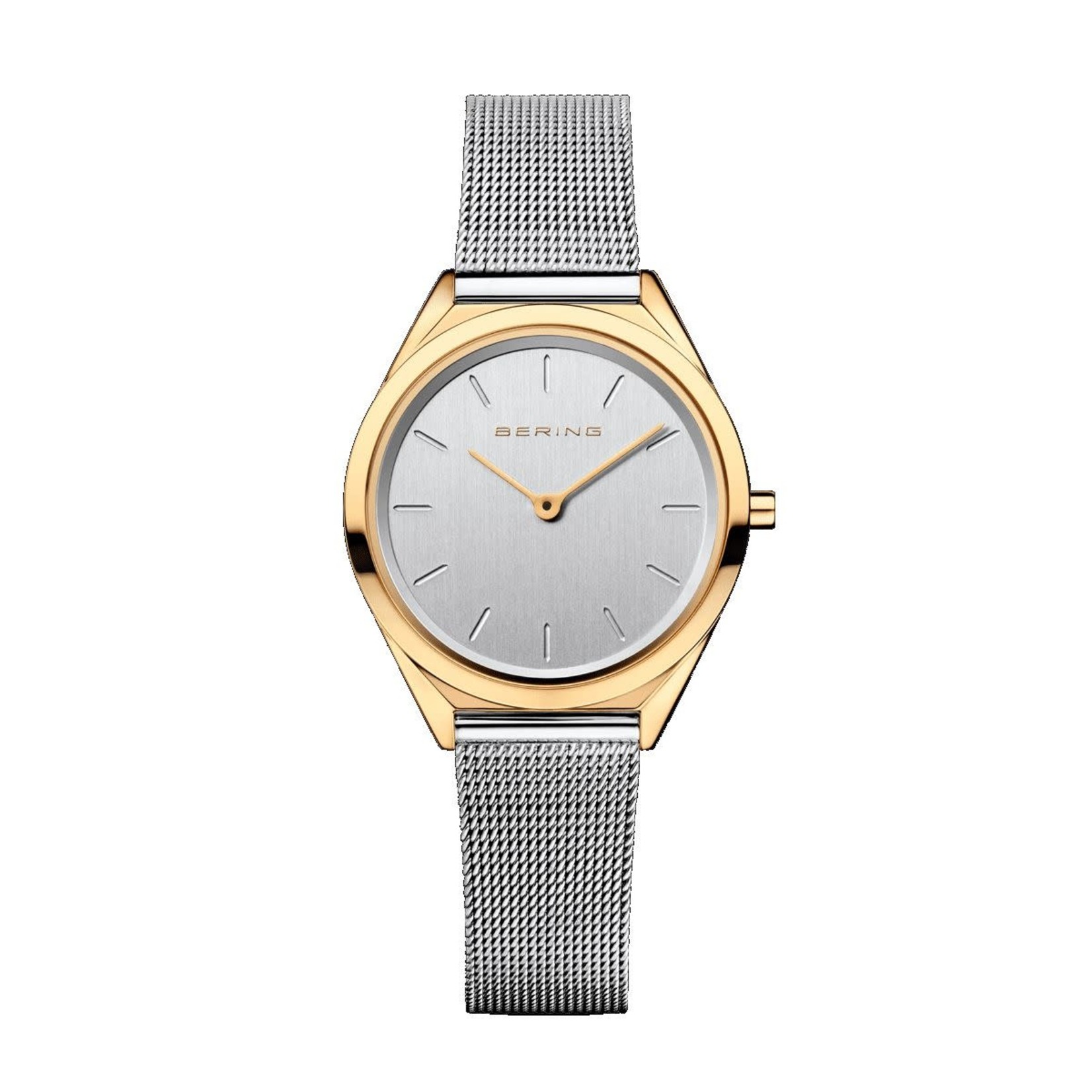 BERING Bering Stainless Steel Two Tone Ultra Slim w/Mesh Band