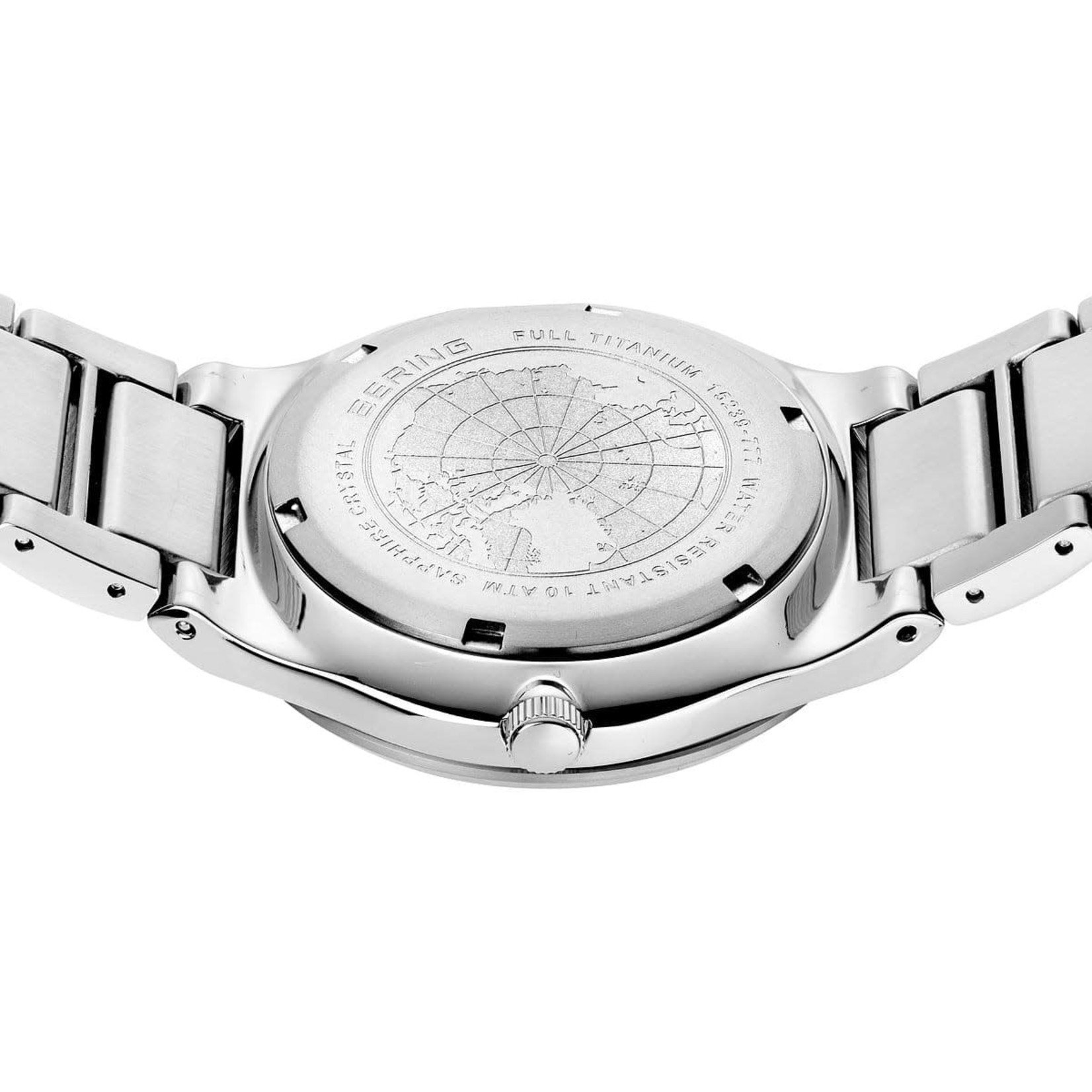 BERING Bering Titanium Solar Watch w/Blue Dial & Date