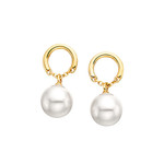 THE BERCO COMPANY, INC. Gold Over Sterling Silver Swarovski Pearl Drop Earrings