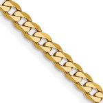 QUALITY GOLD OF CINCINNATI INC 14K 20” 2.9mm Flat Beveled Curb