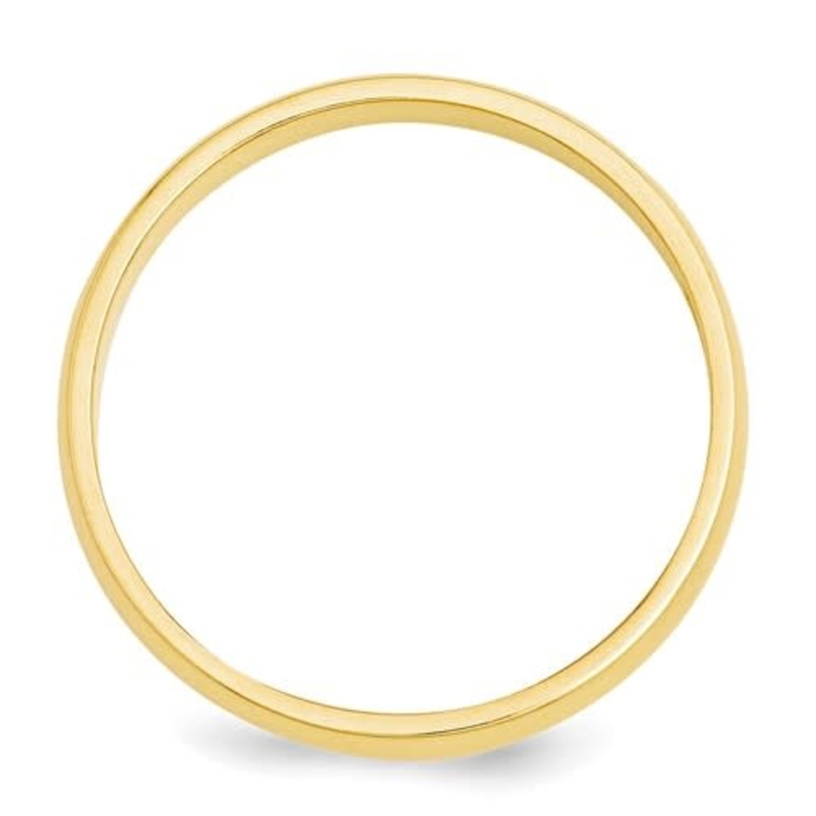 QUALITY GOLD OF CINCINNATI INC 14K 3mm Plain Band Size 7