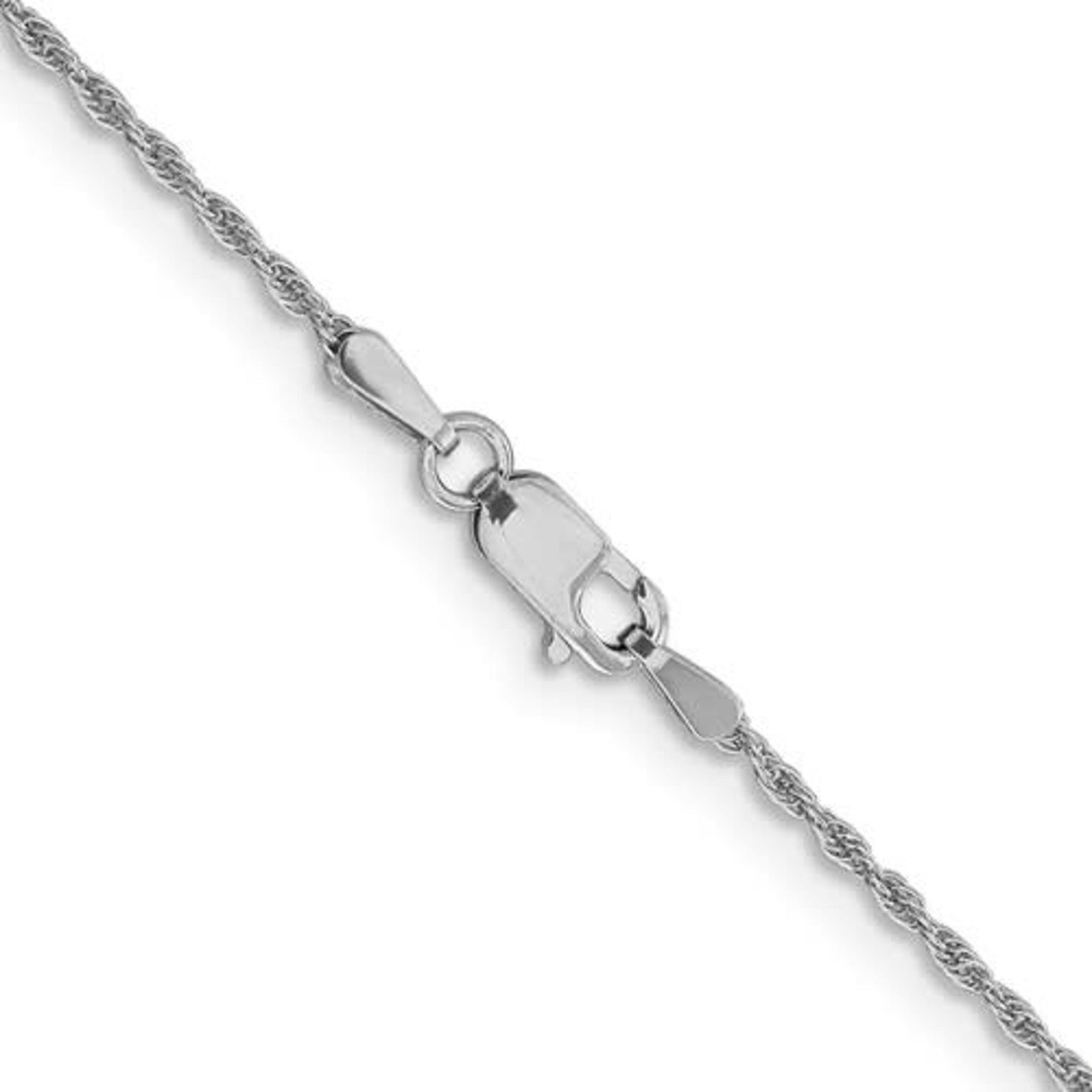 QUALITY GOLD OF CINCINNATI INC 14KW 18" 0.9mm Loose Rope Chain