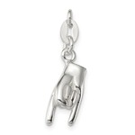 QUALITY GOLD OF CINCINNATI INC Sterling Silver Italian Hand Charm