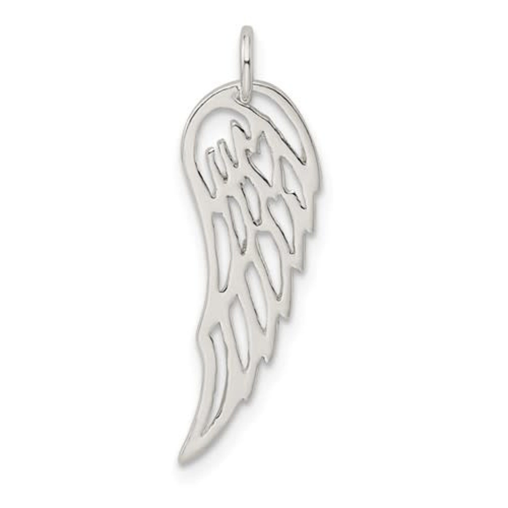 QUALITY GOLD OF CINCINNATI INC Sterling Silver Angel Wing Charm