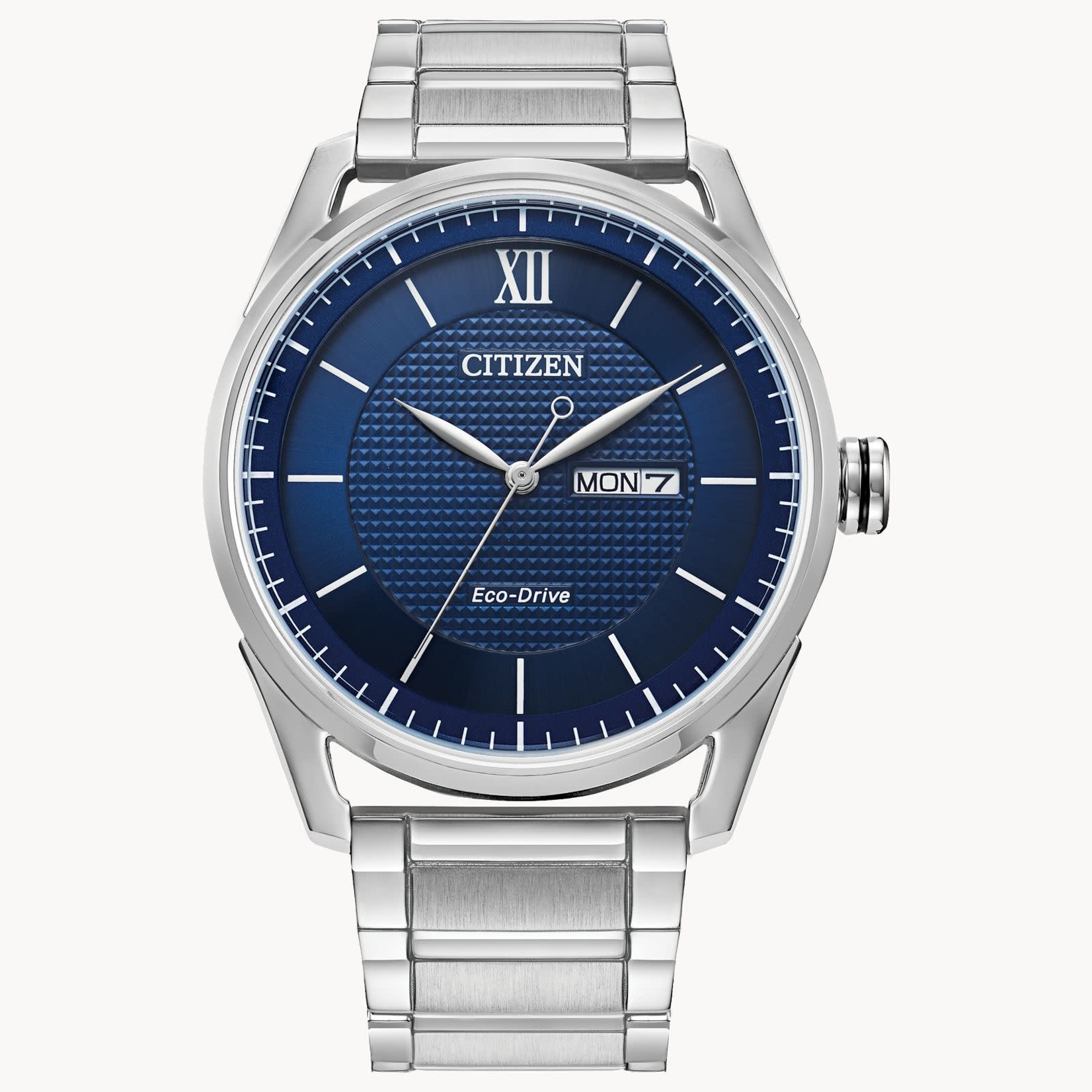 CITIZEN WATCH COMPANY Citizen Eco Drive Classic Blue Dial Stainless Steel Watch