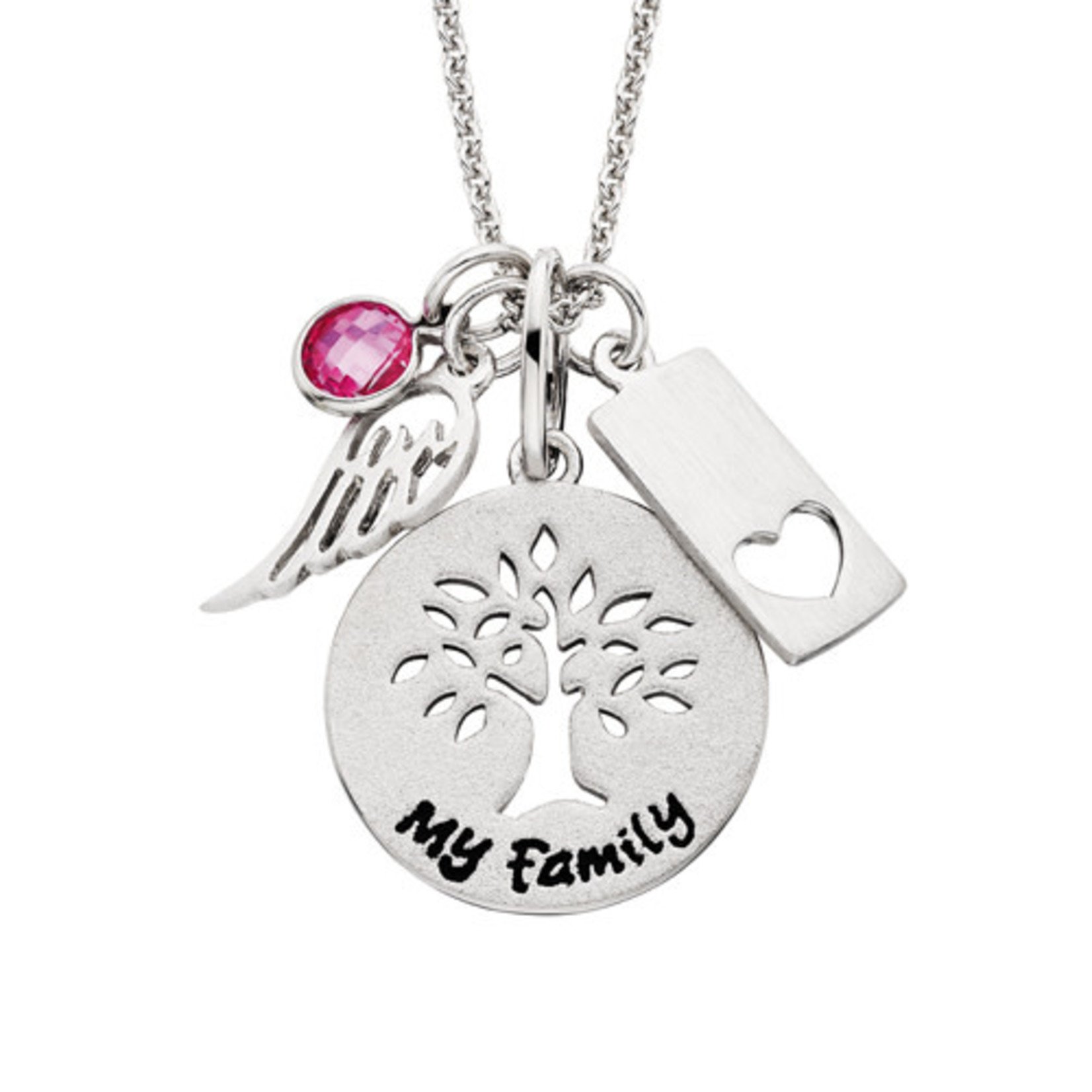 THE BERCO COMPANY, INC. Sterling Silver "My Family" Tree Pendant