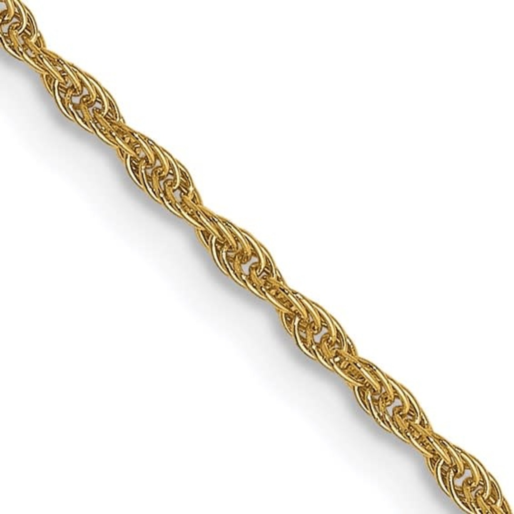 LESLIE'S 14K 18” 1.3mm Loose Rope Chain 2.01grams