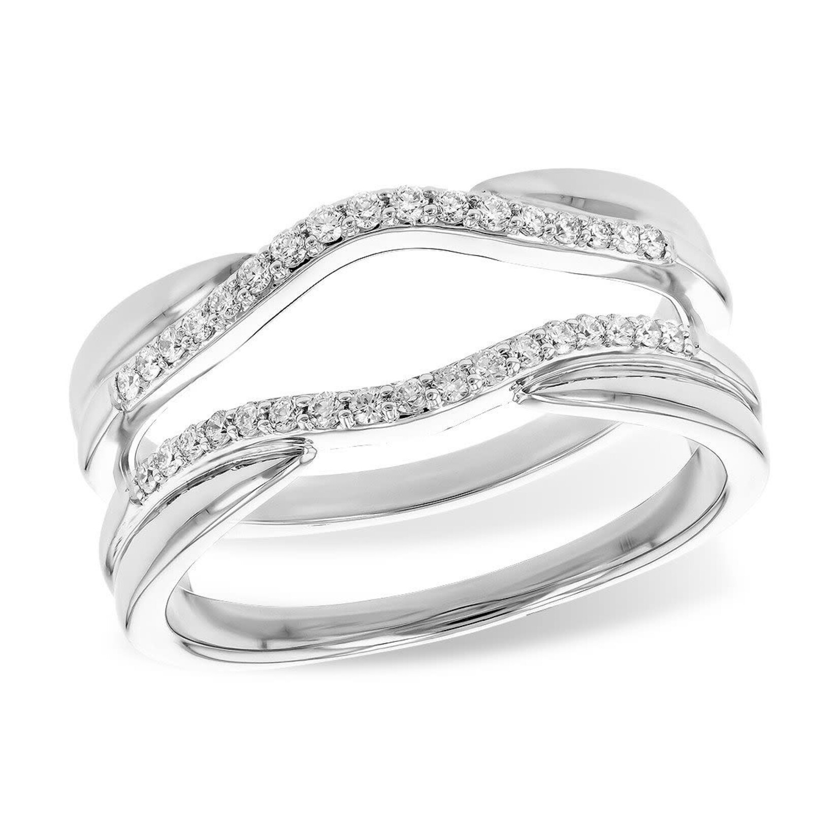 ALLISON-KAUFMAN COMPANY 14KW 34 Diamond Guard Ring