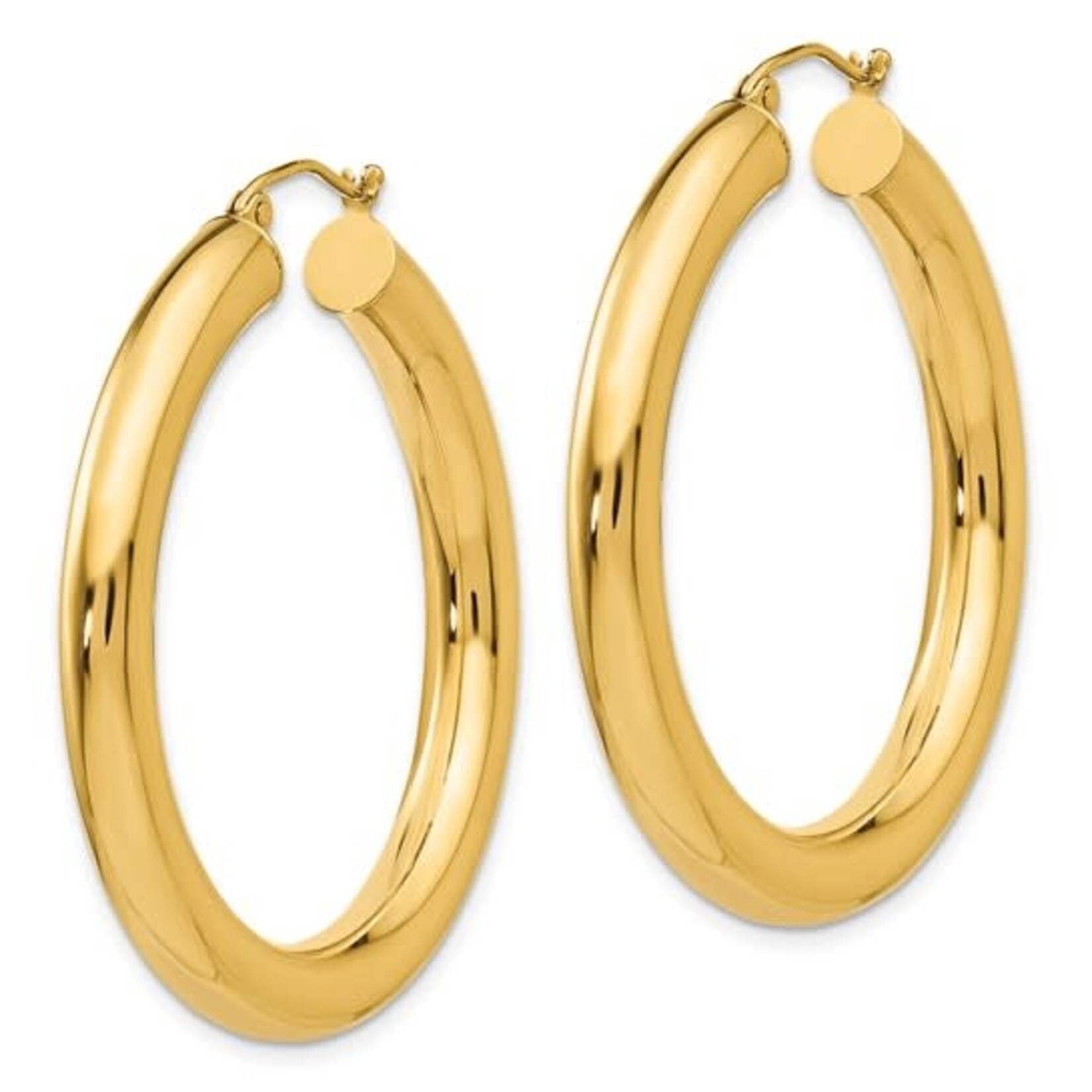 QUALITY GOLD OF CINCINNATI INC 10K 40x5mm Polished Hoops